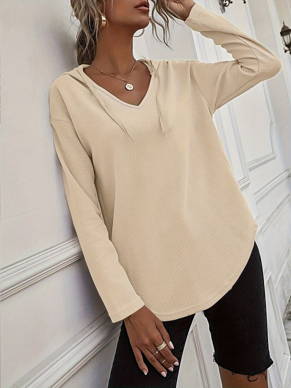 Laurette | Sudadera con Capucha de Manga Larga