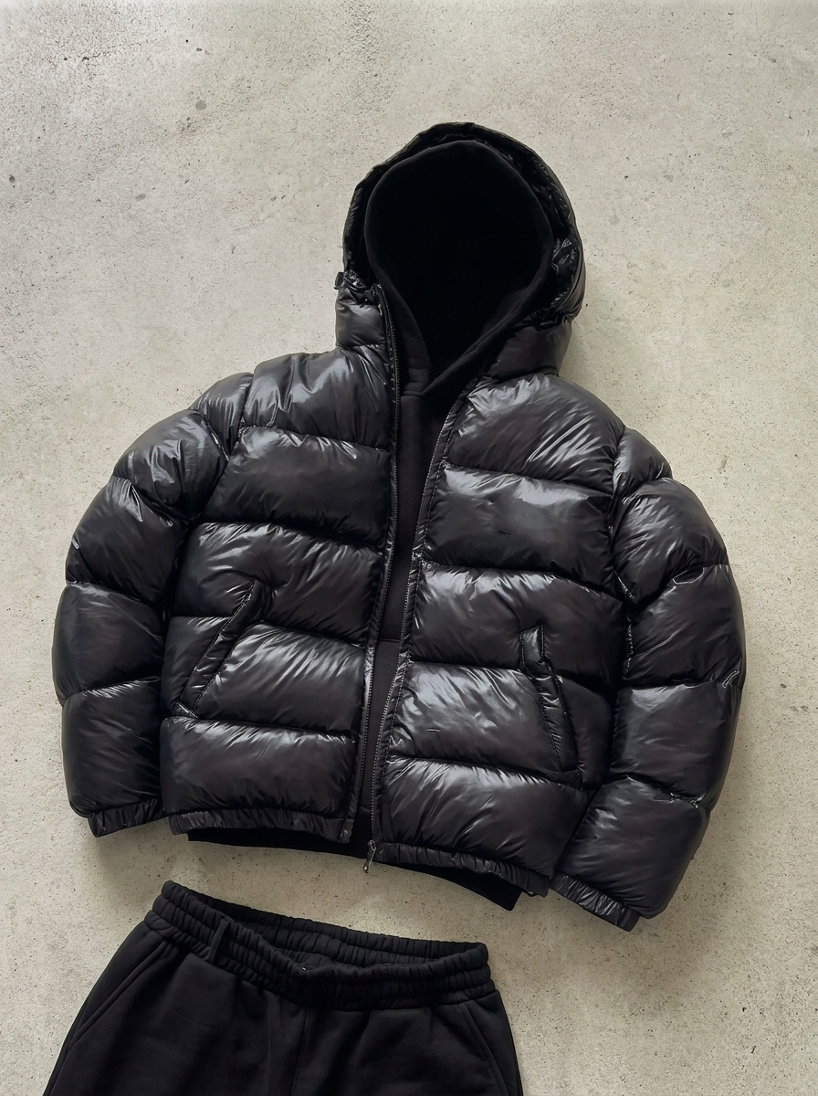 Amar | Chaqueta acolchada con capucha