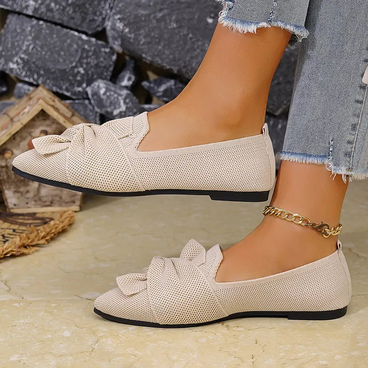 Hiromi | Zapatos Planos Slip On con Lazo