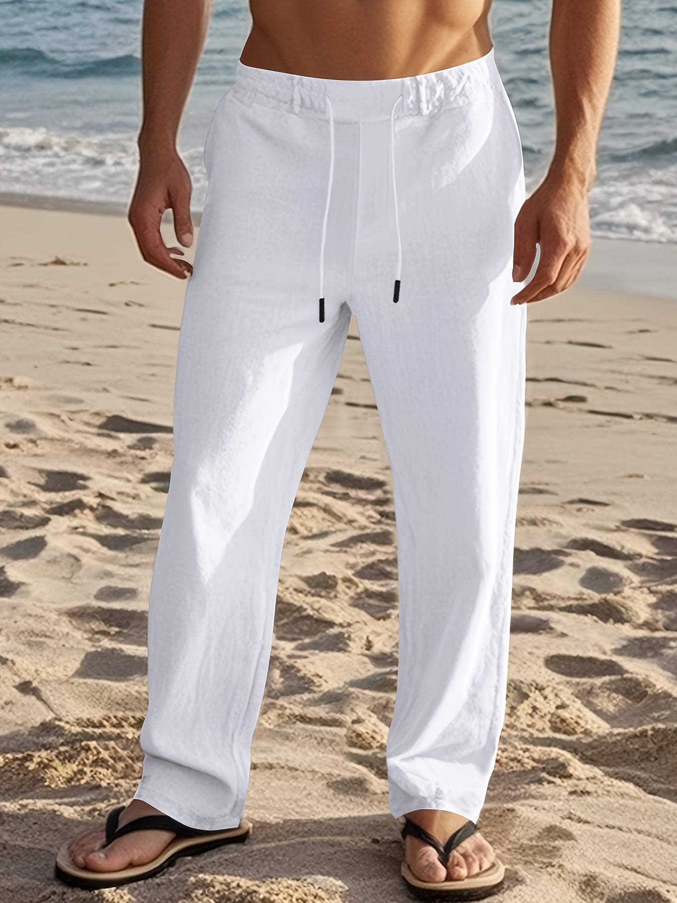 Erikas | Pantalones Rectos Con Cintura Ajustable