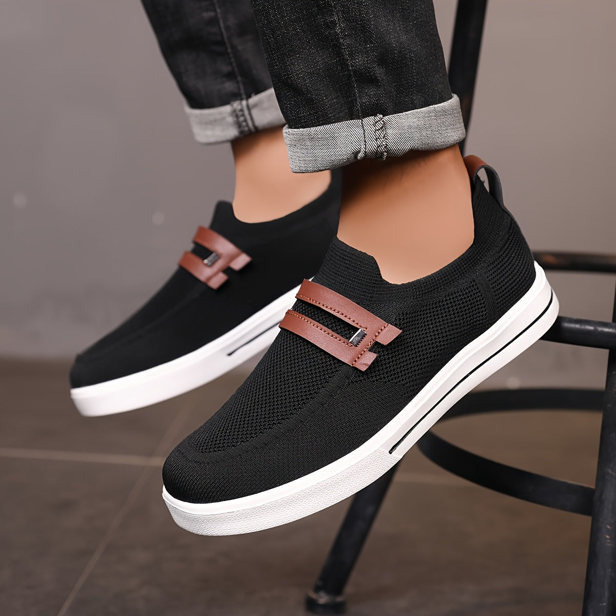 Reina | Zapatos Hombre Casual Tejidos Sin Agujetas