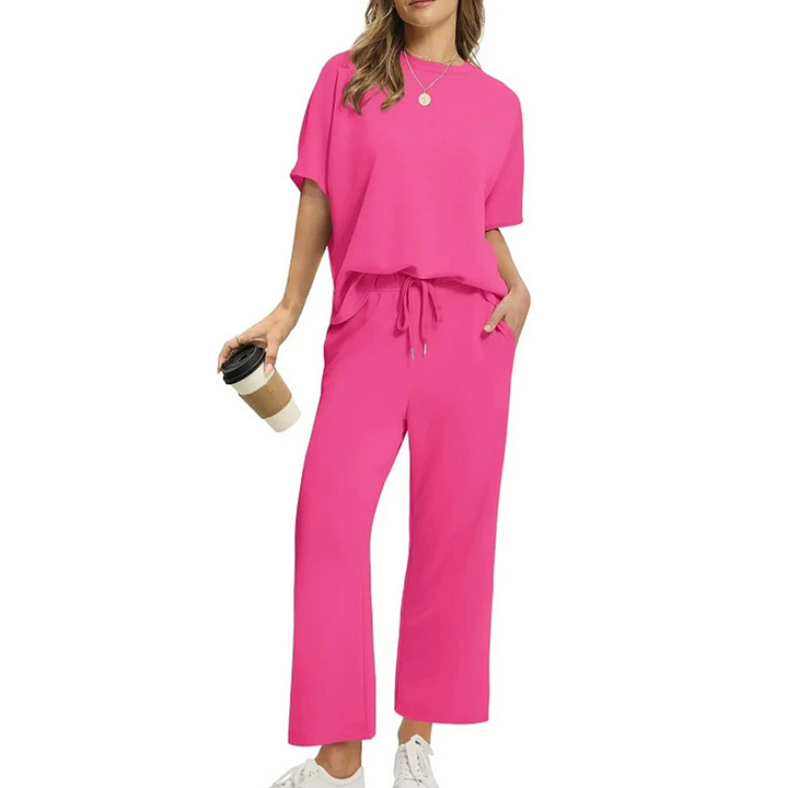 Shirona | Conjunto Dos Piezas Pierna Ancha Ajustable