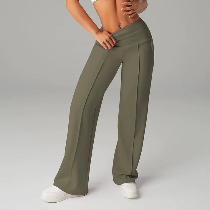 Samanda | Pantalones De Yoga De Pierna Ancha Para Mujer