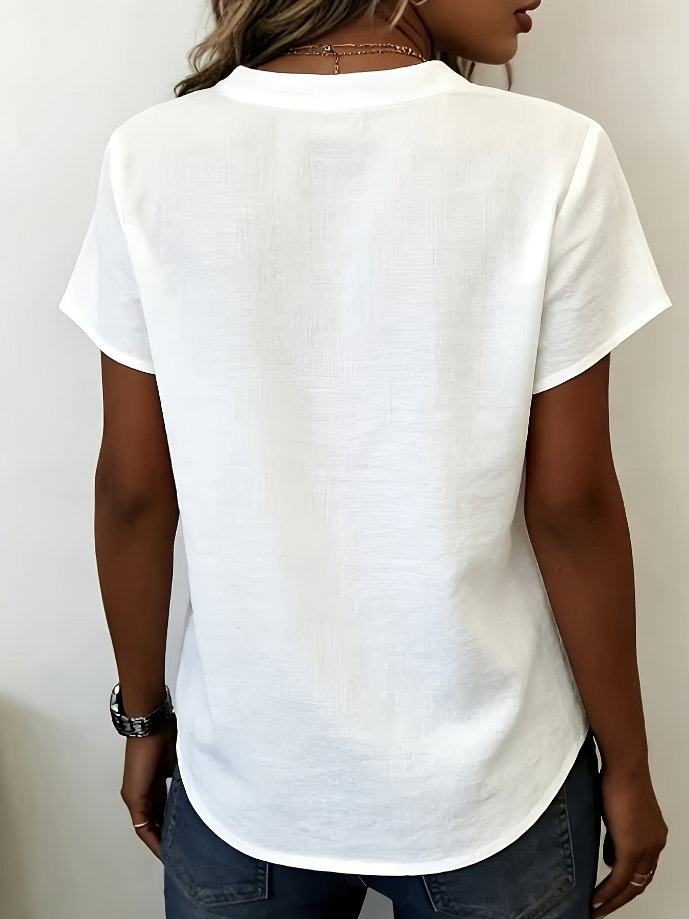 Salish | Blusa de Manga Corta con Botones