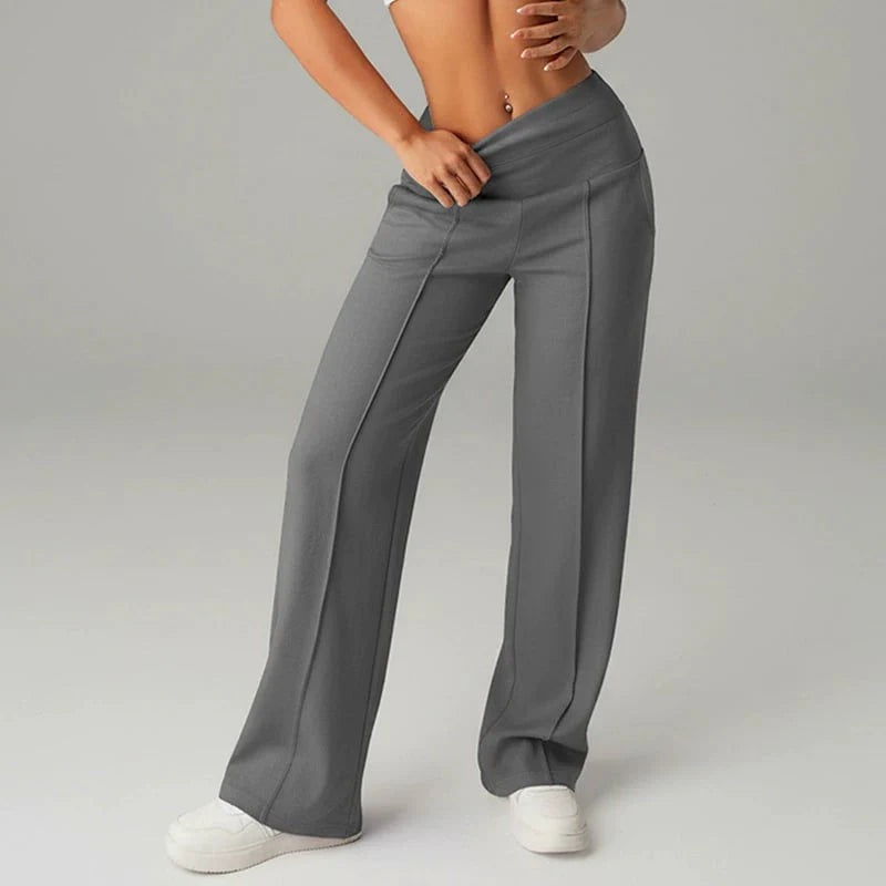 Samanda | Pantalones De Yoga De Pierna Ancha Para Mujer