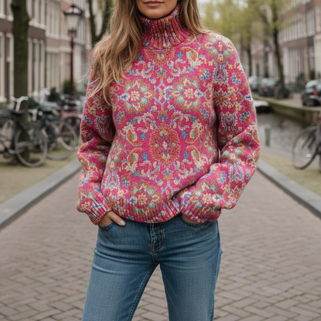 Miraen | Jersey De Cuello Alto Con Estampado