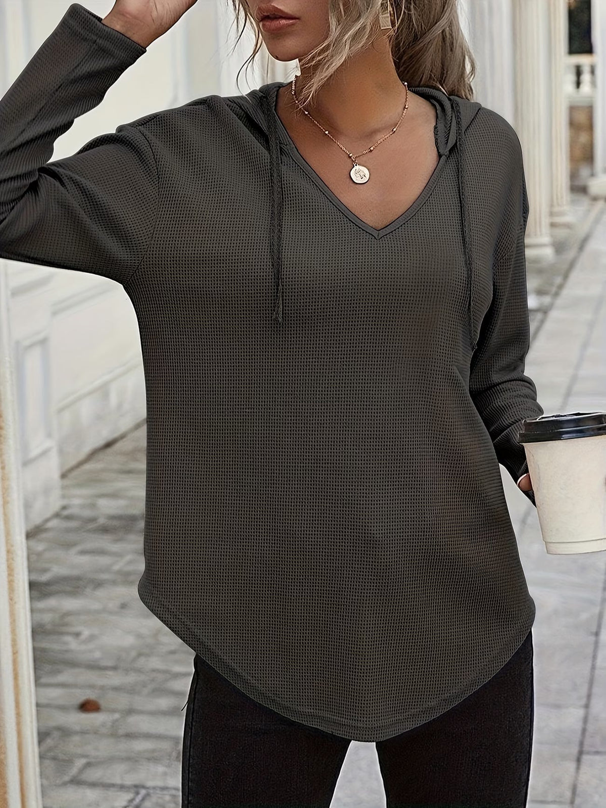 Laurette | Sudadera con Capucha de Manga Larga