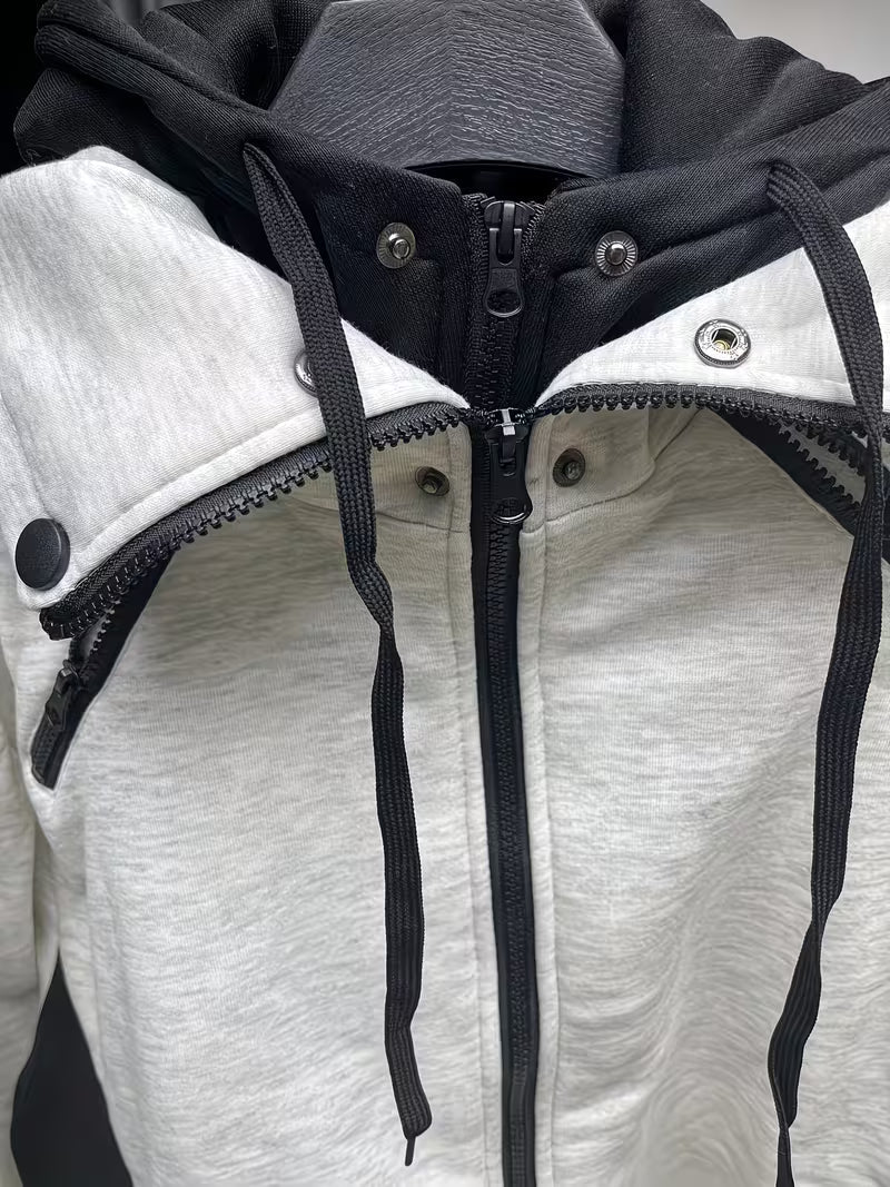 Griffiths | Chaqueta Con Capucha, Bloques De Color Y Cremallera