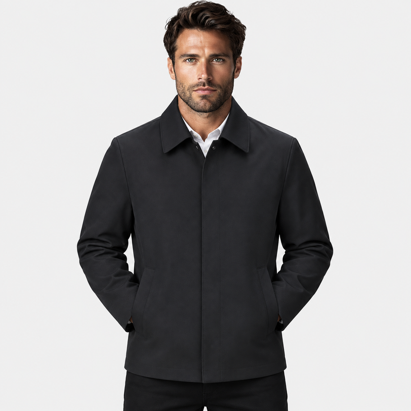 Ricky | Chaqueta con Cuello Punto y Bolsillos Laterales
