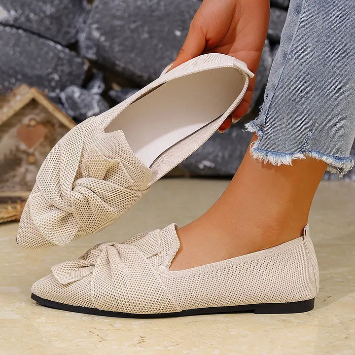 Hiromi | Zapatos Planos Slip On con Lazo
