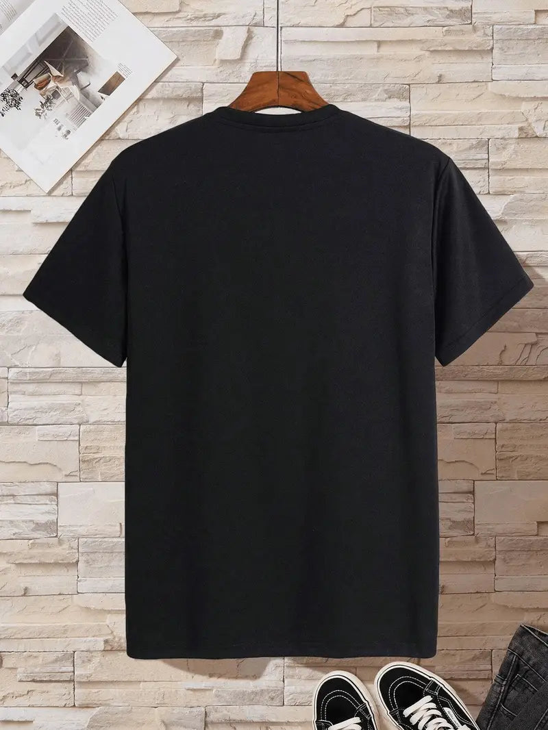 Fraga - Camiseta de manga corta con cuello en V y corte entallado