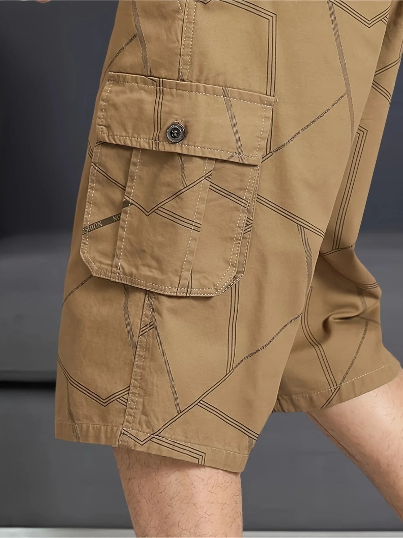 Hazlewood | Bermuda Larga Hombre Cargo Algodón