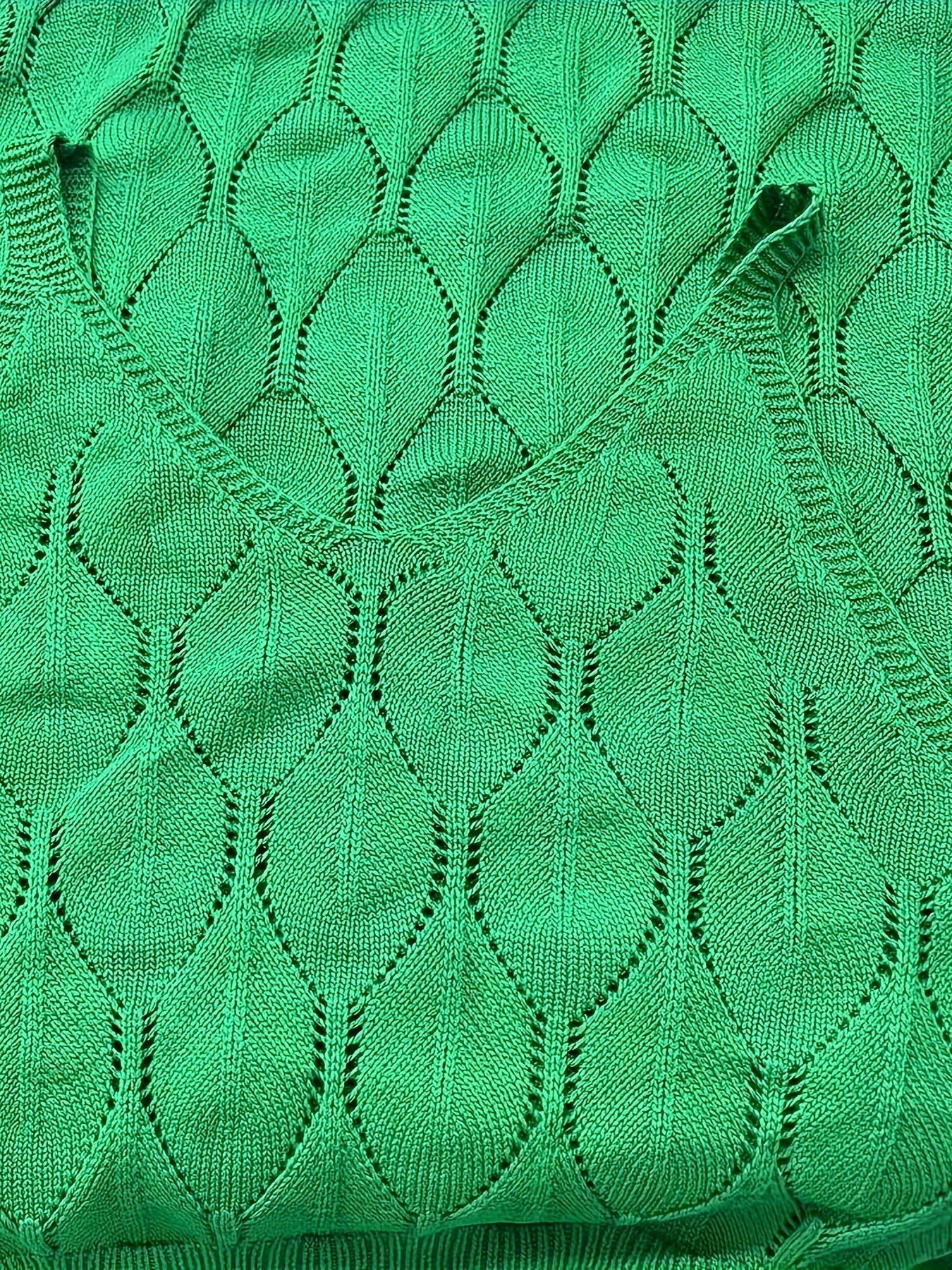 Luciana | Vestido MIDI Sin Mangas De Punto Pointelle
