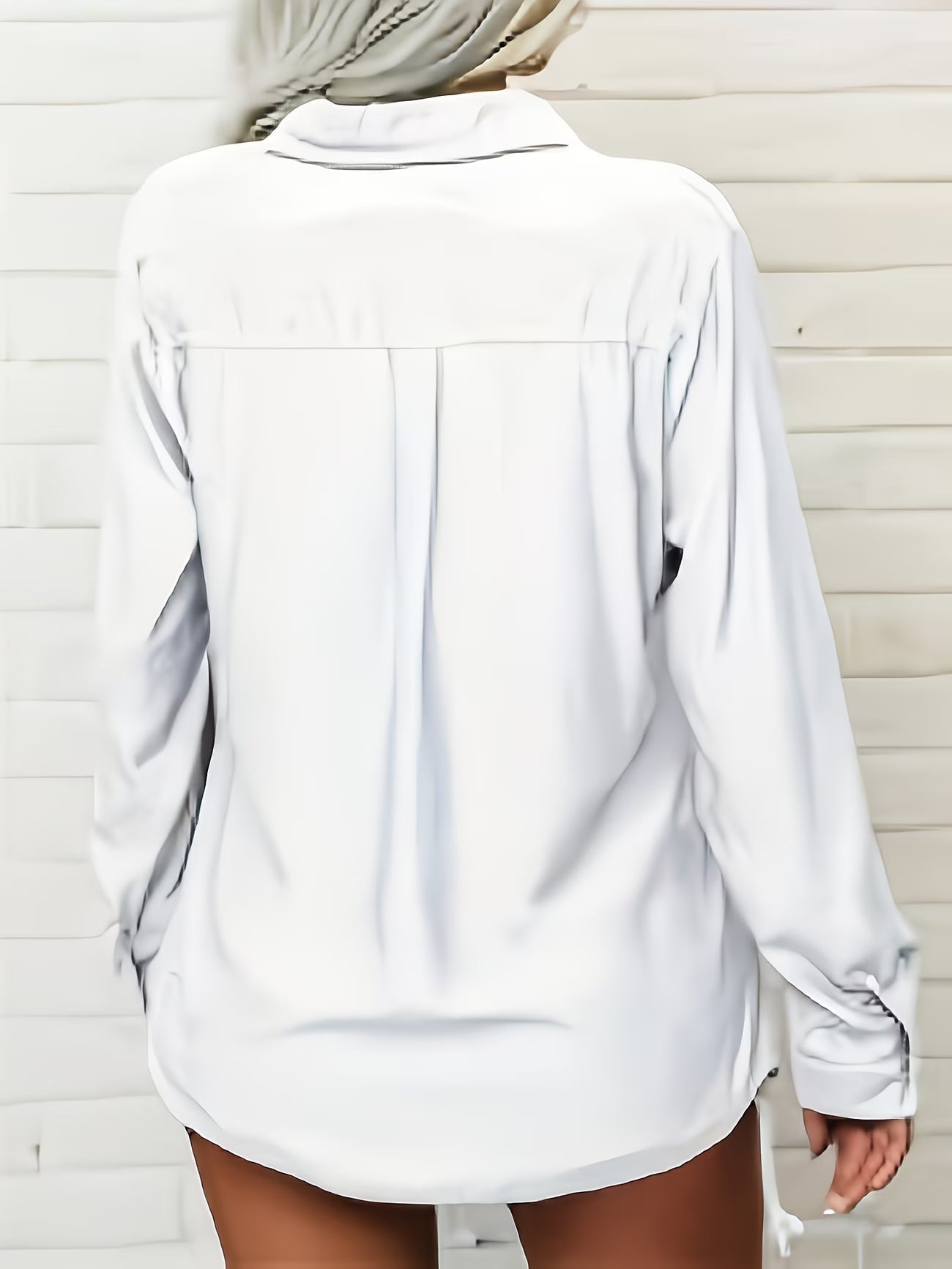 Tierna | Blusa Holgada De Mujer Con Botones en La Parte Delantera