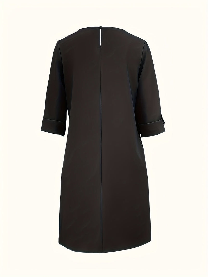 Kayana | Vestido Con Mangas Tres Cuartos