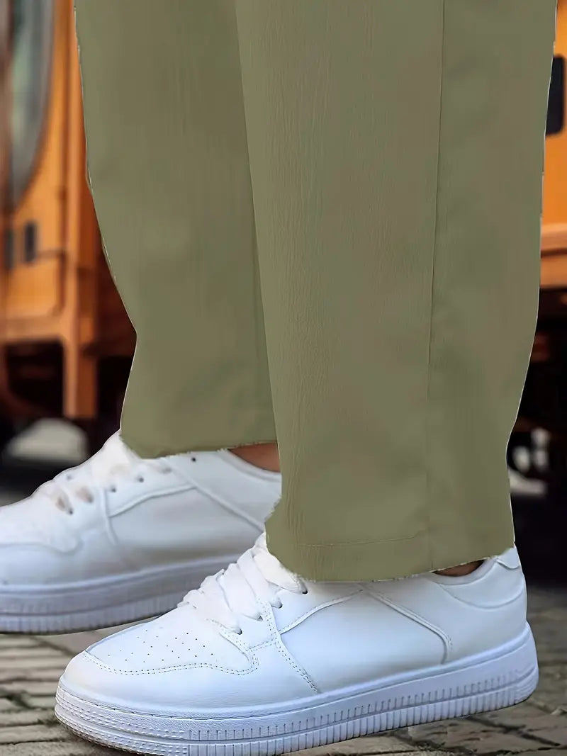 Travys | Pantalones Jogger Rectos Con Cordón y Bolsillos