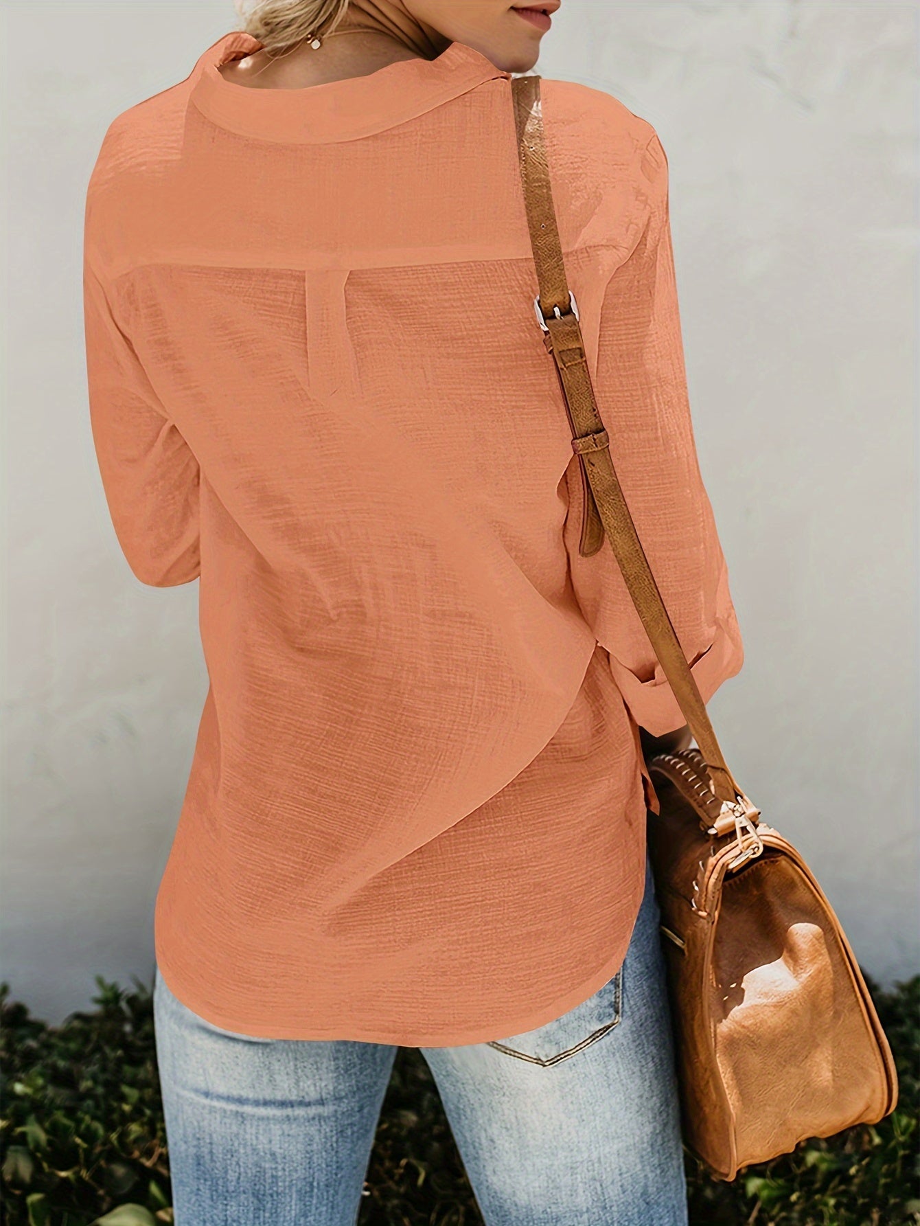 Priscilla | Camisa De Manga Larga Con Botones Y Bolsillos