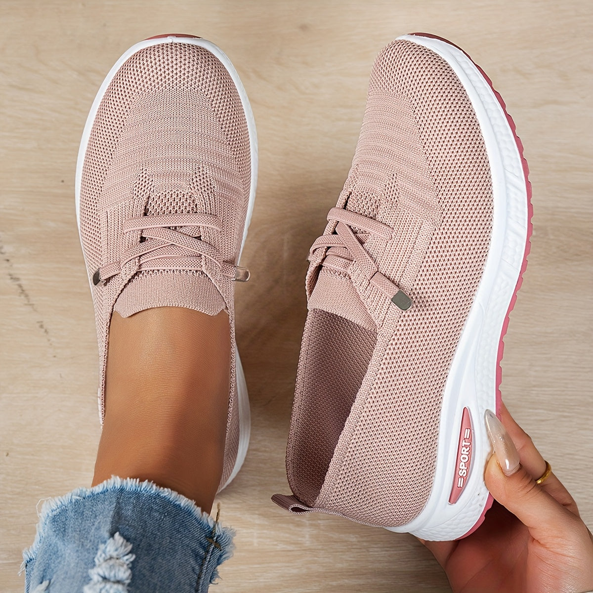 Olympe | Zapatillas Slip-On Tejido Ligero Suela Flexible