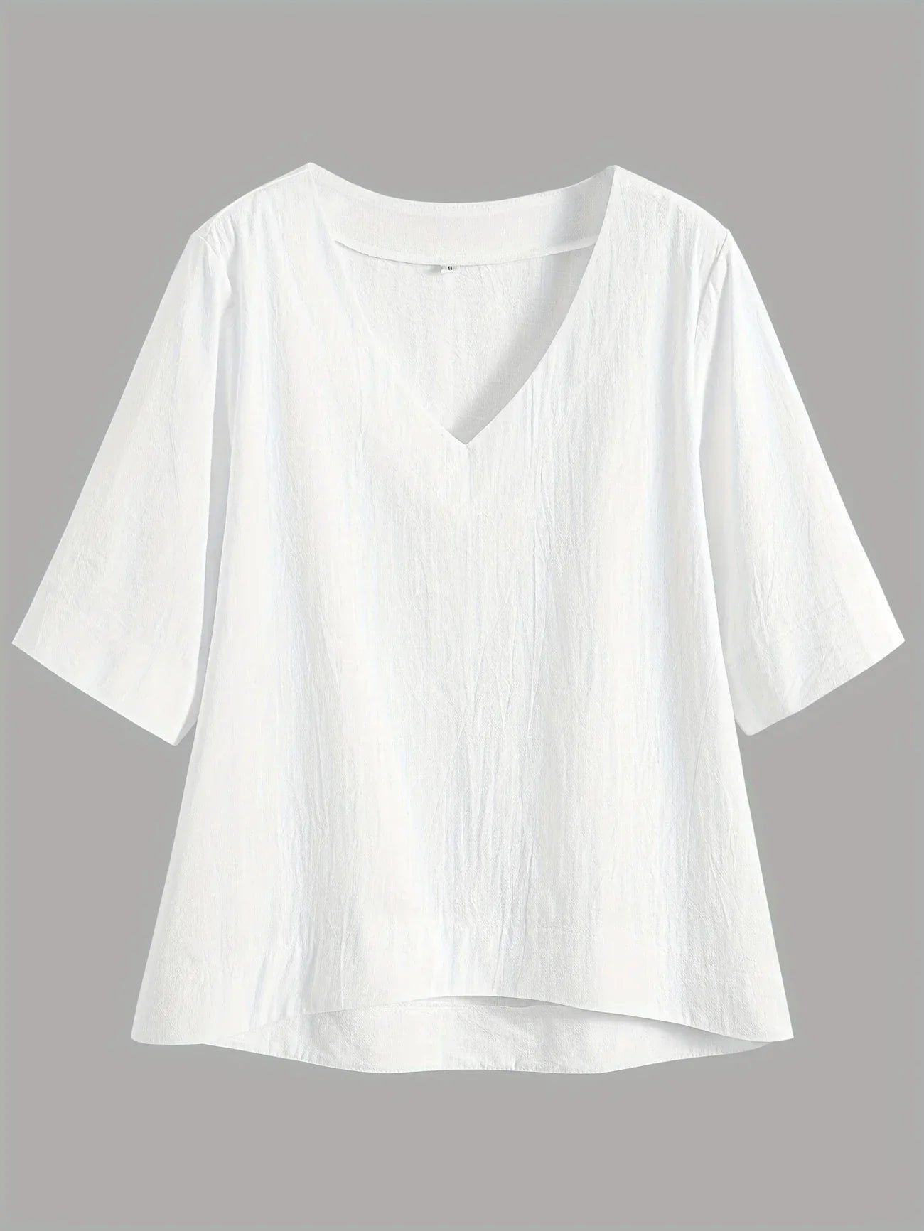 Mattea | Blusa Holgada Manga Corta Cuello V