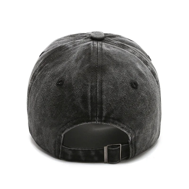 Emirjan | Gorra de Béisbol con Efecto denim Lavado