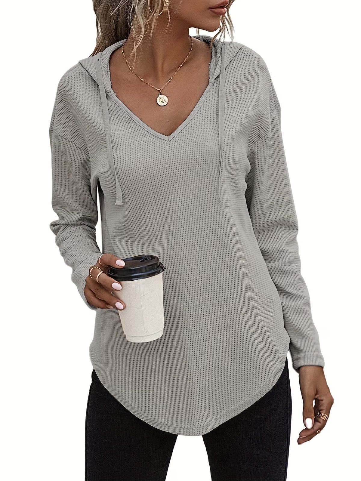 Laurette | Sudadera con Capucha de Manga Larga