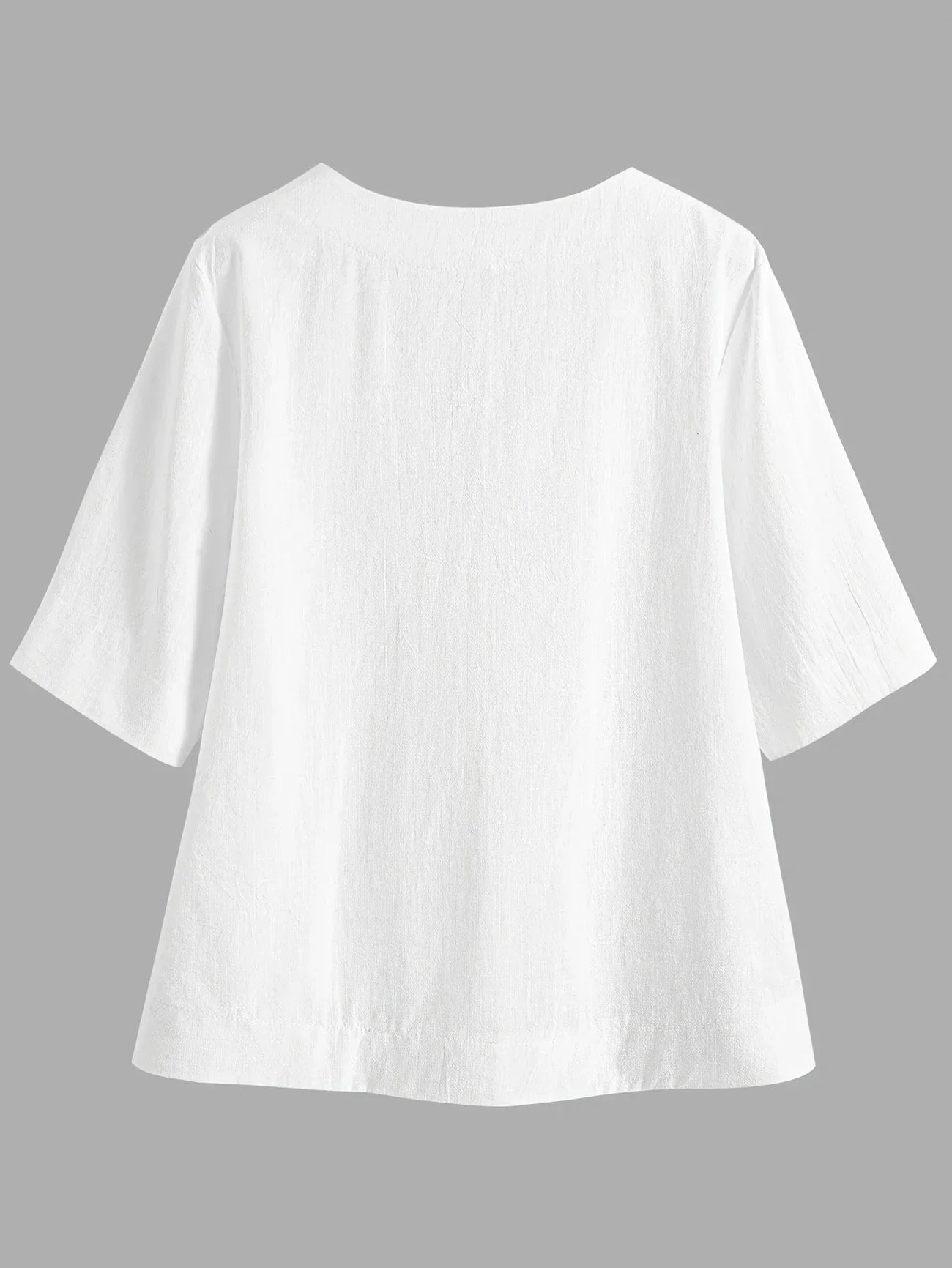 Mattea | Blusa Holgada Manga Corta Cuello V