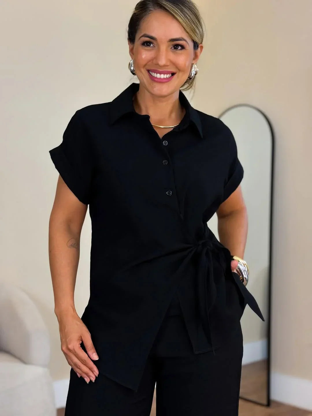 Lorie | Conjunto Dos Piezas Con Lazo Frontal
