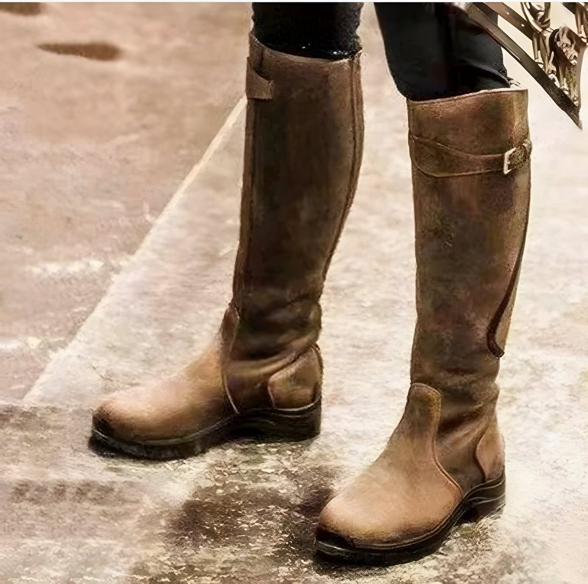 Maveelica | Botas de montar hasta la rodilla con correa ajustable