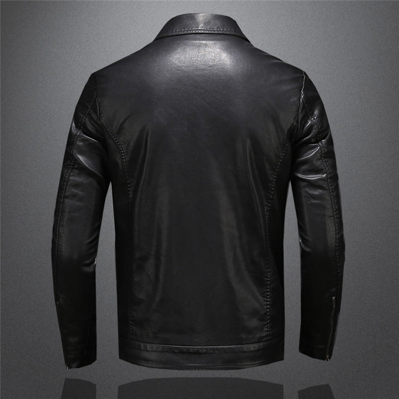 Merten | Chaqueta Estilo Piel Con Cremallera Frontal