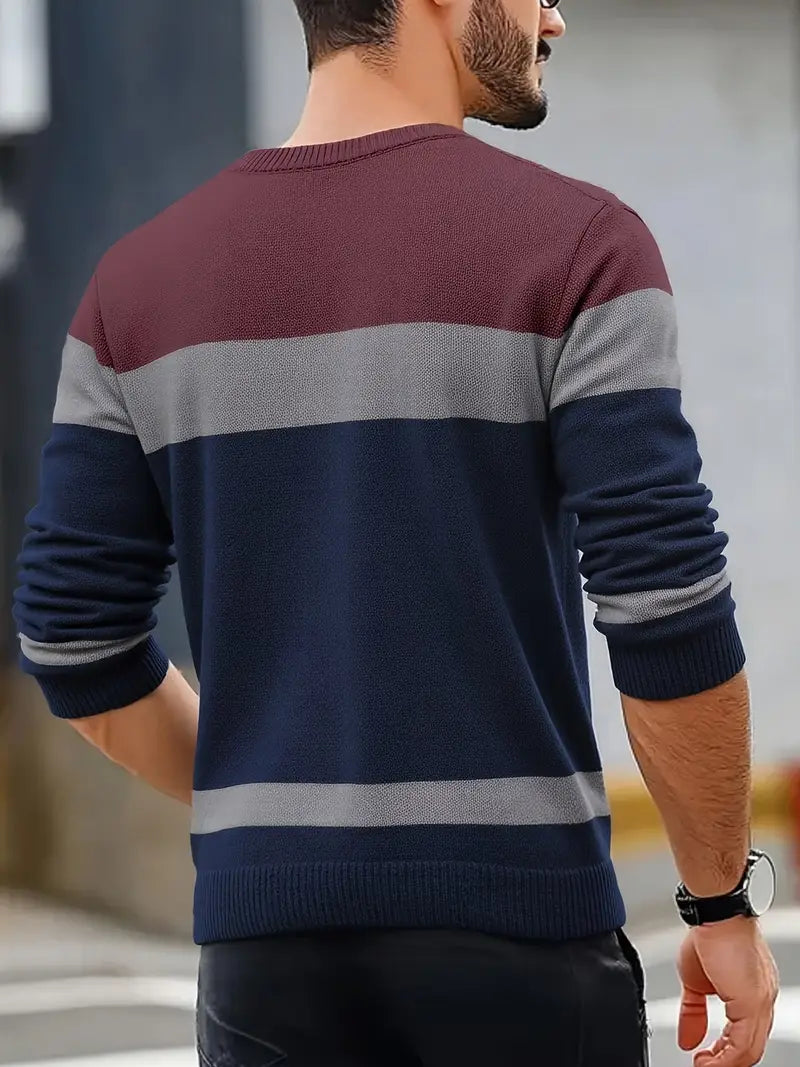 Watkins | Suéter De Punto Cuello Redondo Color Block