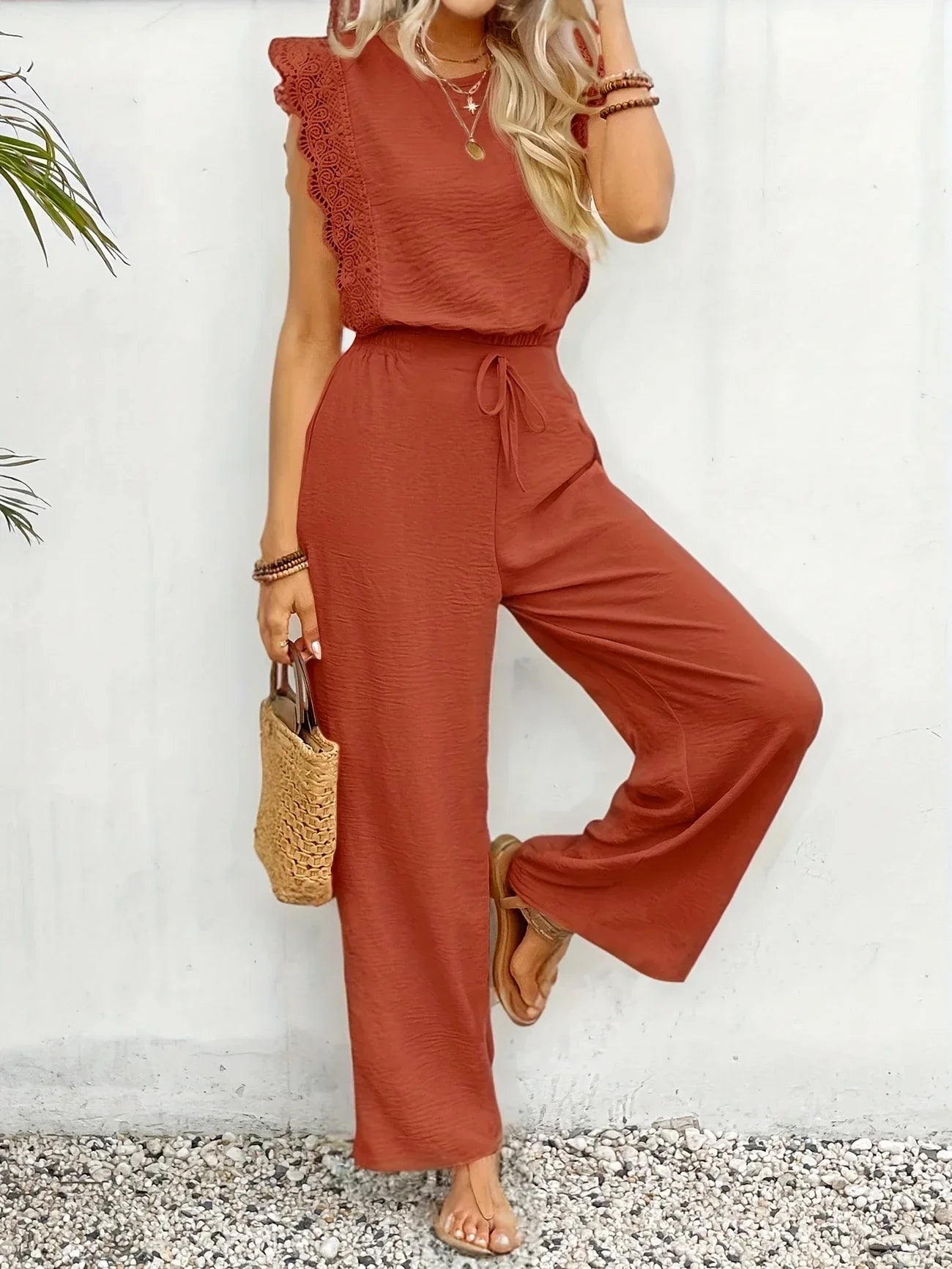 Ziva | Conjunto Elegante con Pantalón Ancho