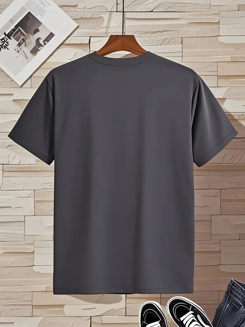 Fraga - Camiseta de manga corta con cuello en V y corte entallado