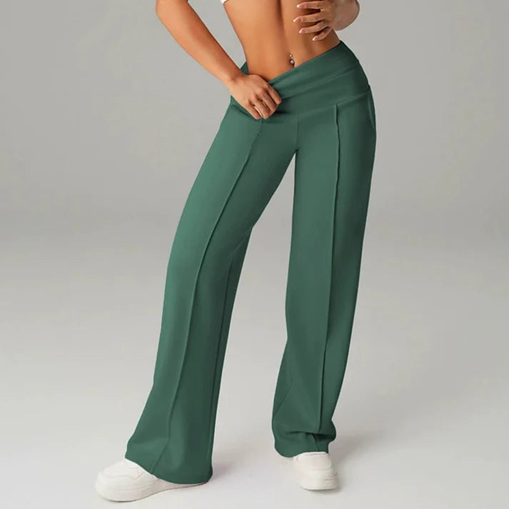Samanda | Pantalones De Yoga De Pierna Ancha Para Mujer