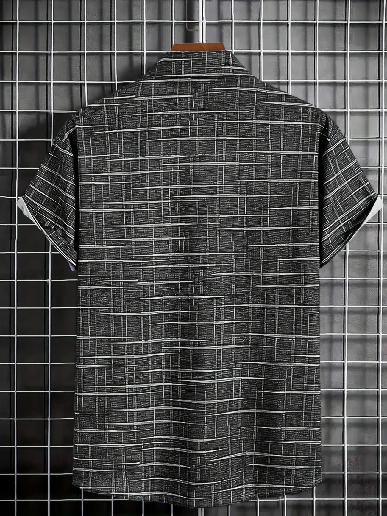 Haroyan | Camisa Hombre Manga Corta Patrón Cuadros