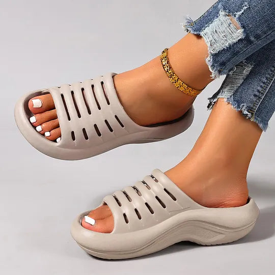 Aizada | Sandalias De Plataforma Con Puntera Abierta