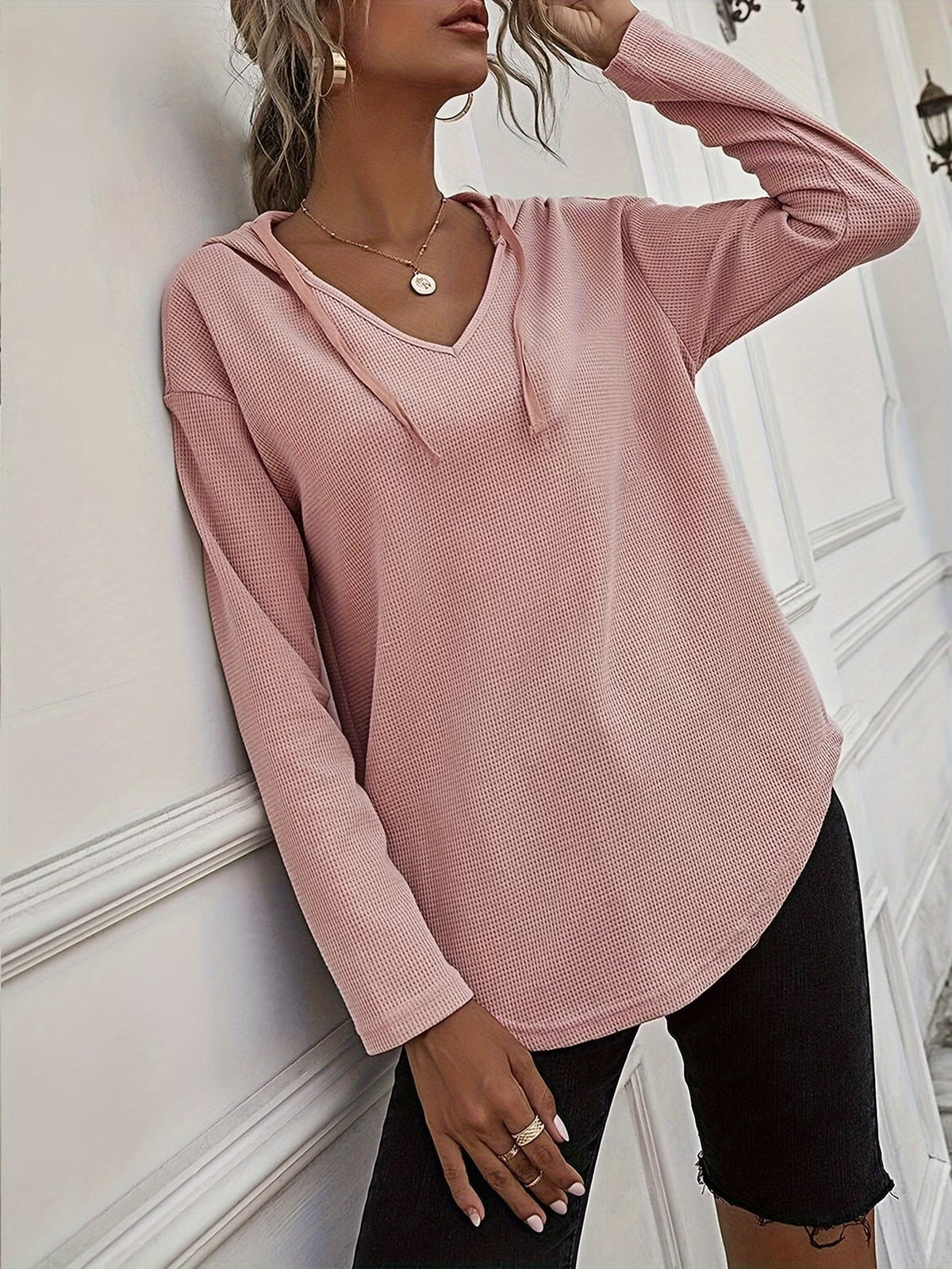 Laurette | Sudadera con Capucha de Manga Larga