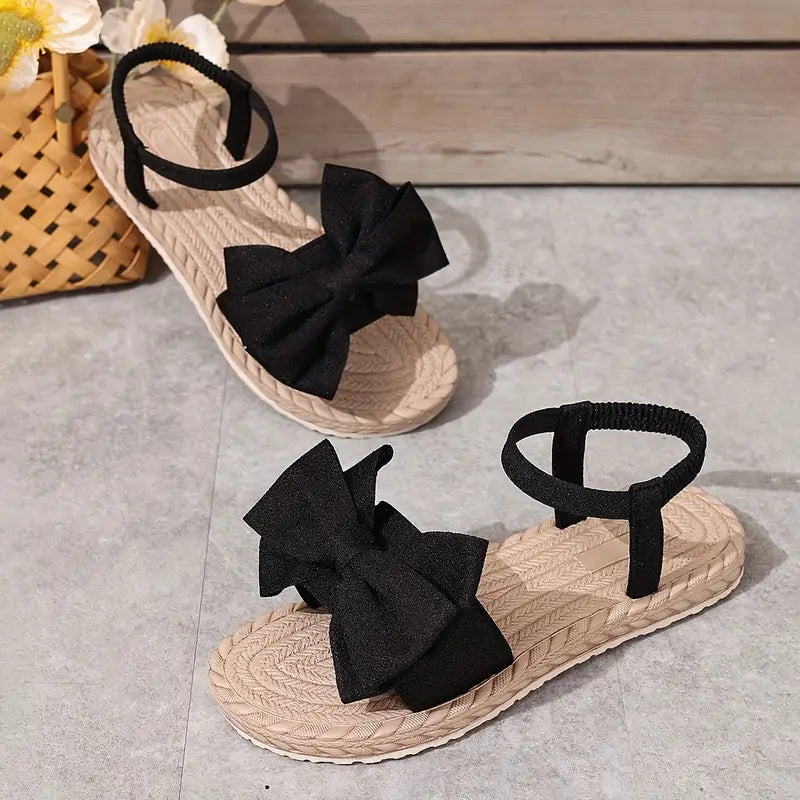 Michela | Sandalias de Plataforma Con Correa al Tobillo y Lazo