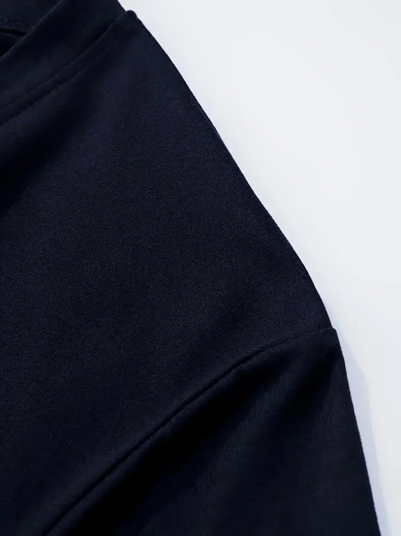 Fraga - Camiseta de manga corta con cuello en V y corte entallado