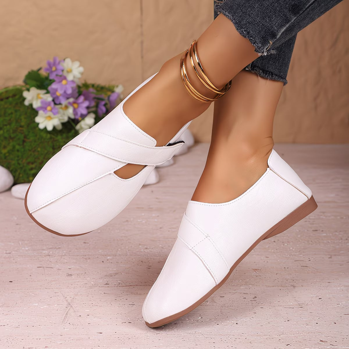 Tandara | Bailarinas Con Diseño De Tiras Cruzadas Y Aberturas
