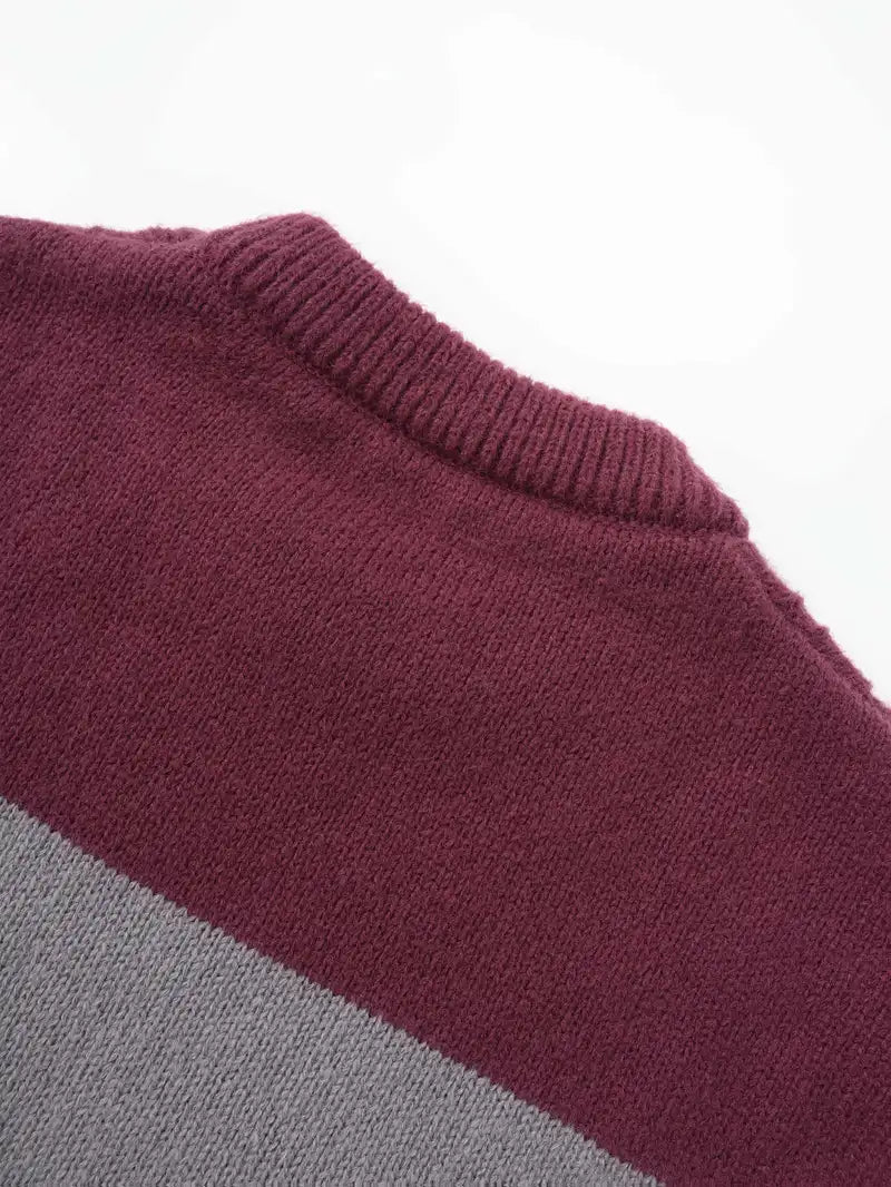 Watkins | Suéter De Punto Cuello Redondo Color Block