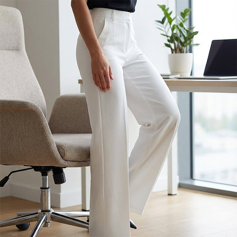 Hodit - Pantalón Elegante Elástico de Cintura Alta