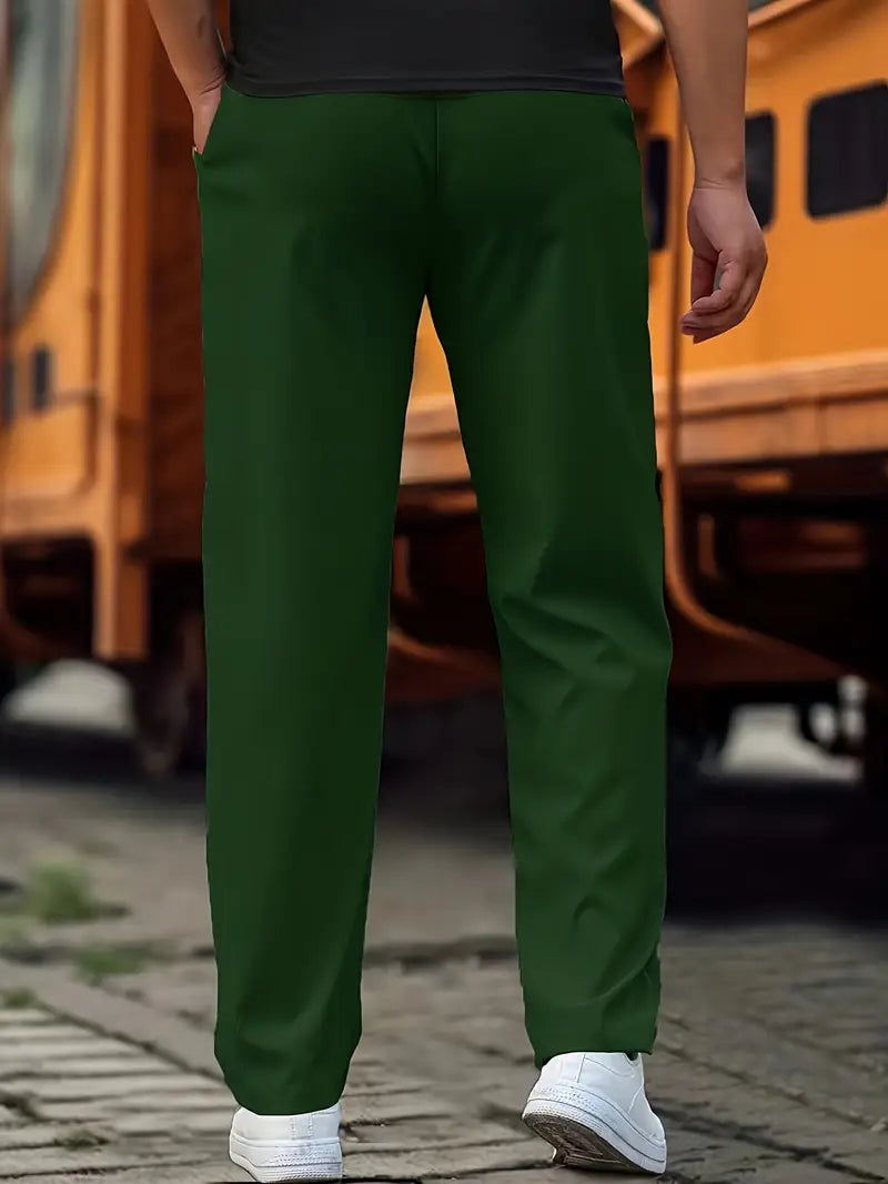 Travys | Pantalones Jogger Rectos Con Cordón y Bolsillos