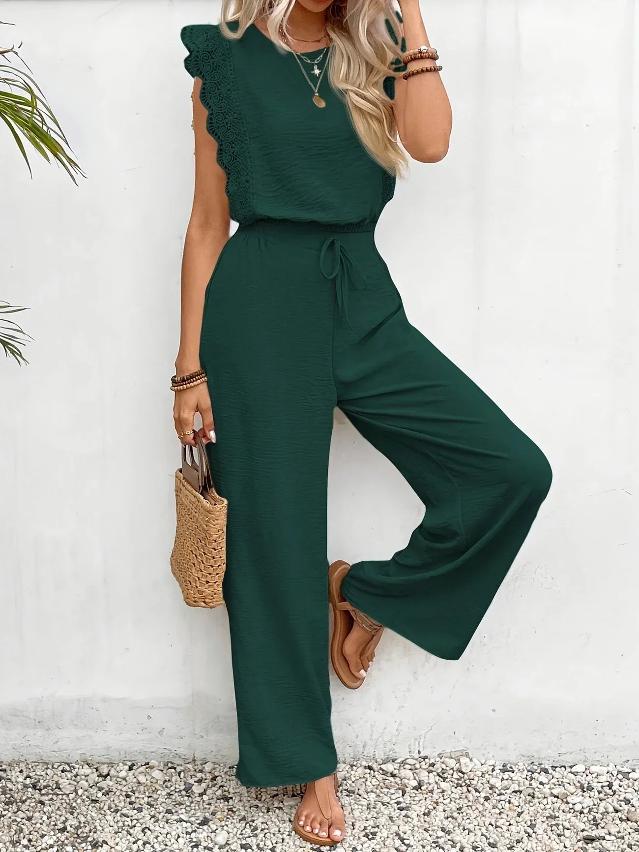 Ziva | Conjunto Elegante con Pantalón Ancho