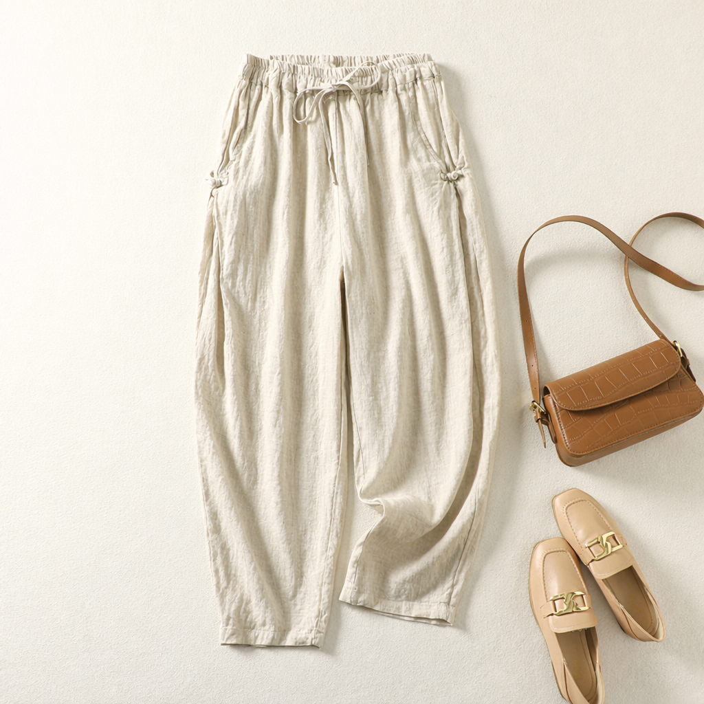 Zerelda | Pantalón Holgado Con Cordón Ajustable