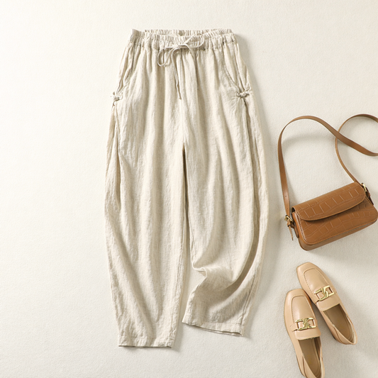 Zerelda | Pantalón Holgado Con Cordón Ajustable