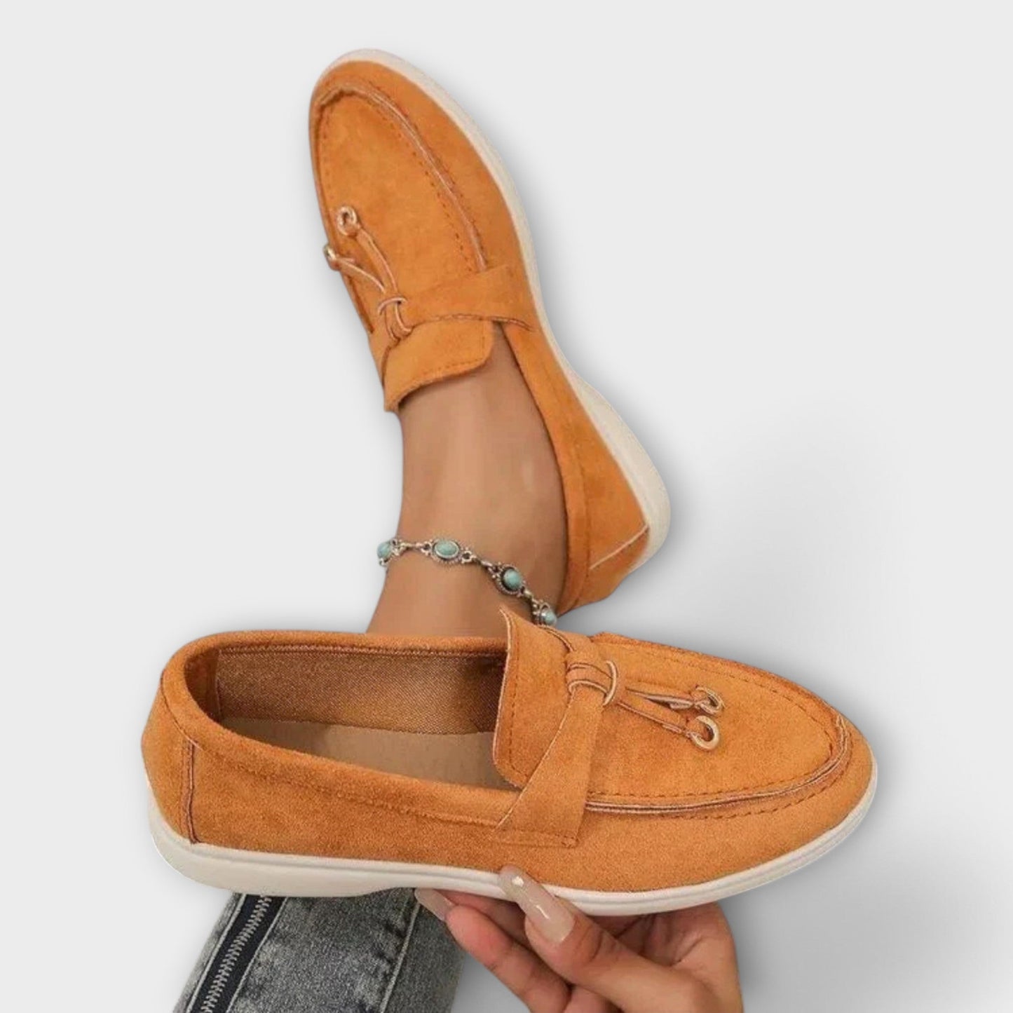 Jenine | Mocasines Sin Cordones Con Borla Calzado Informal