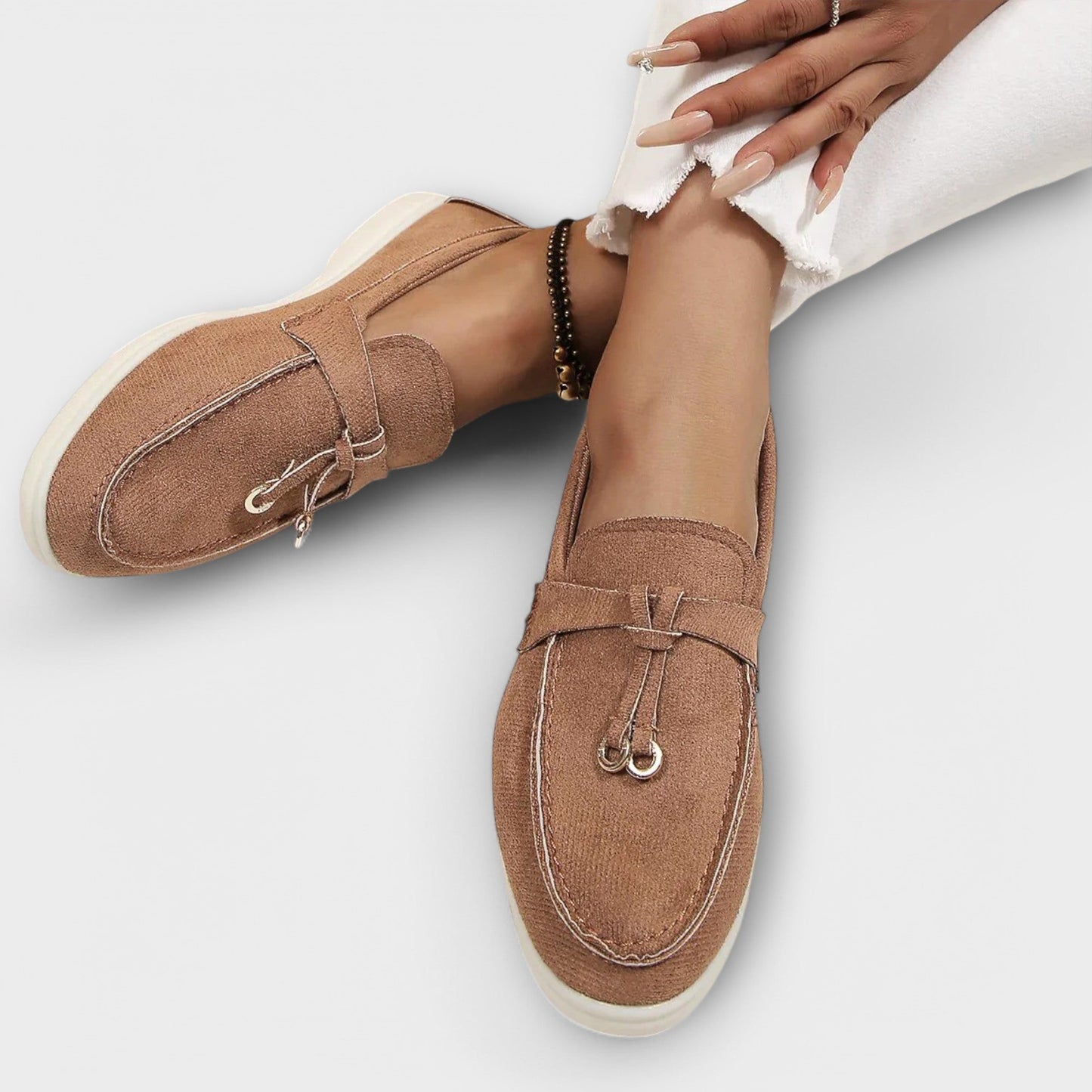 Jenine | Mocasines Sin Cordones Con Borla Calzado Informal