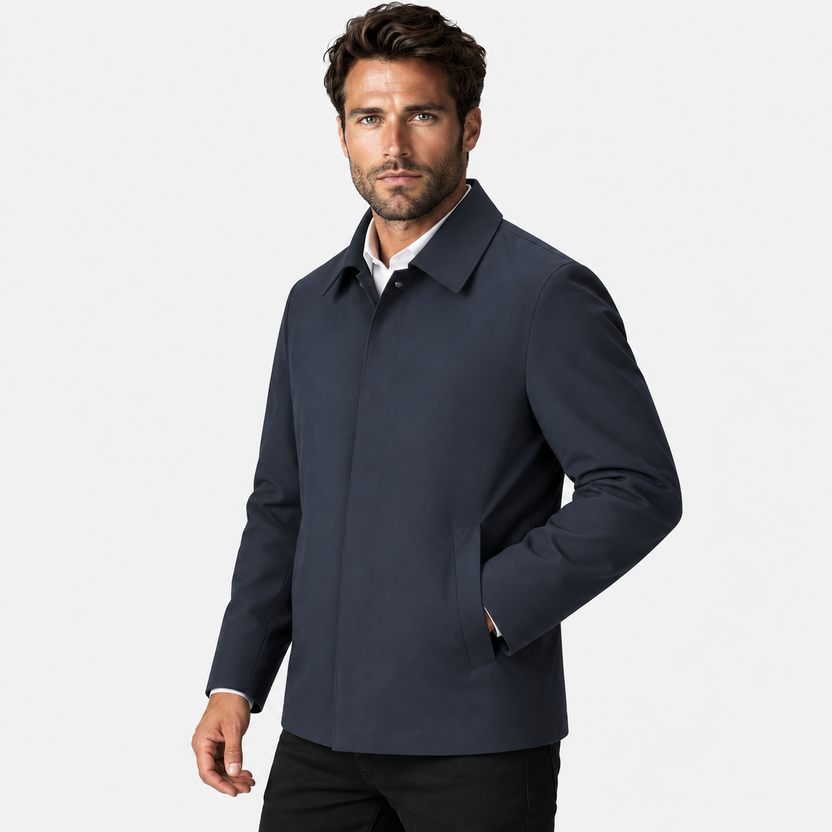 Ricky | Chaqueta con Cuello Punto y Bolsillos Laterales