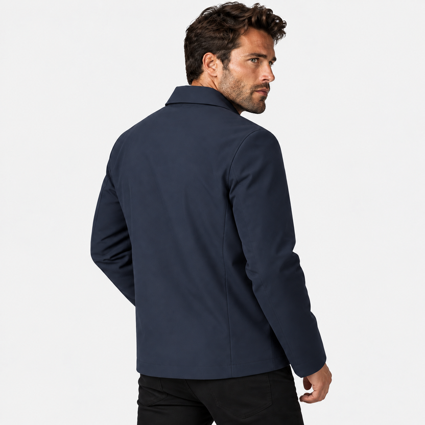 Ricky | Chaqueta con Cuello Punto y Bolsillos Laterales