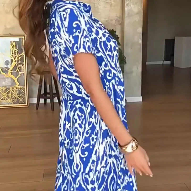 Jubilee | Vestido Maxi Estampado de Corte A